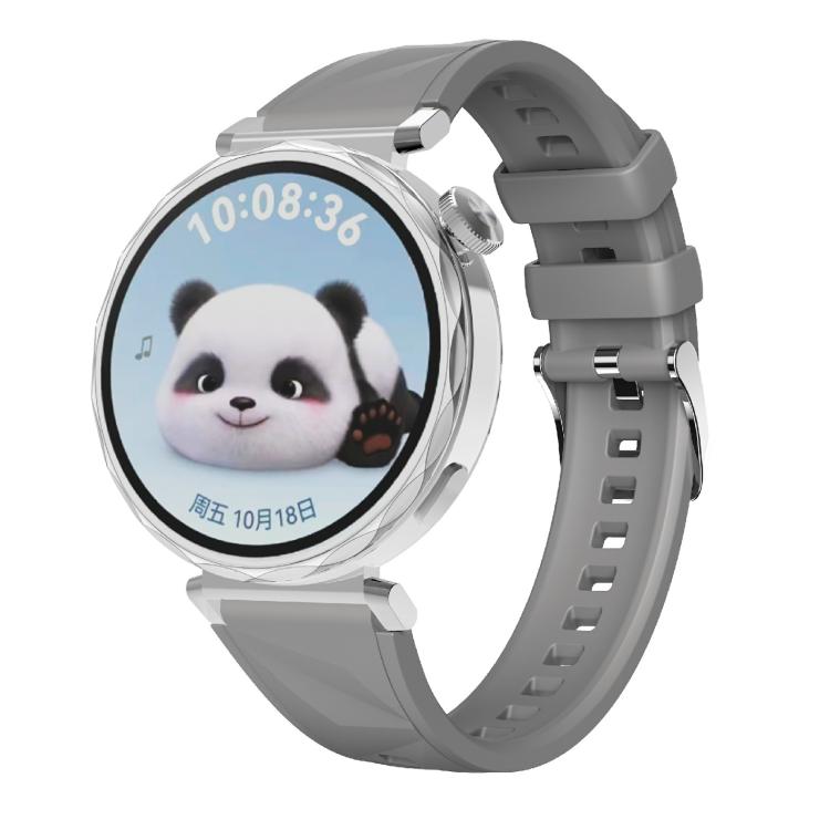 Kalebol 18mm Universal Diamond Embossed Silicone Strap(Space Grey) - 18mm Bands by Kalebol | Online Shopping South Africa | PMc TechLife | Buy Now Pay Later Mobicred