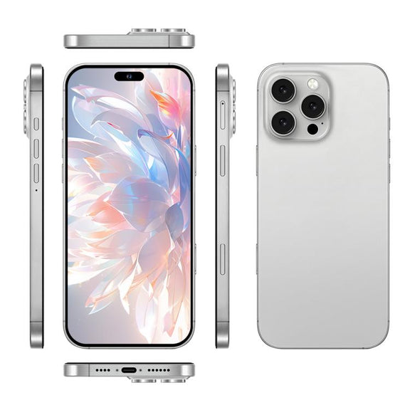 A88 / i16 Pro Max, 2GB+16GB, 6.6 inch Android 8.1 MTK6580A Quad Core, OTG, Network: 3G, Dual SIM, Plug:EU Plug(Titanium White)