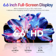 A88 / i16 Pro Max, 2GB+16GB, 6.6 inch Android 8.1 MTK6580A Quad Core, OTG, Network: 3G, Dual SIM, Plug:EU Plug(Titanium White)