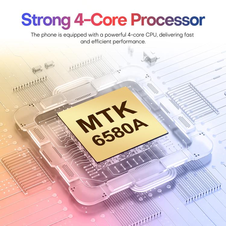 A88 / i16 Pro Max, 2GB+16GB, 6.6 inch Android 8.1 MTK6580A Quad Core, OTG, Network: 3G, Dual SIM, Plug:US Plug(Titanium White) - free shipping - PMc TechLife - Order now!