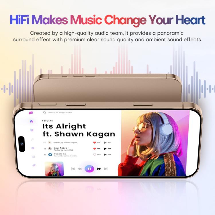 A88A / i16 Pro Max, 6GB+64GB, 6.6 inch Android 12 MTK6762 Helio G25 Octa Core, NFC, OTG, Network: 4G, Dual SIM, Plug:US Plug(Titanium Black) - free shipping - PMc TechLife - Order now!