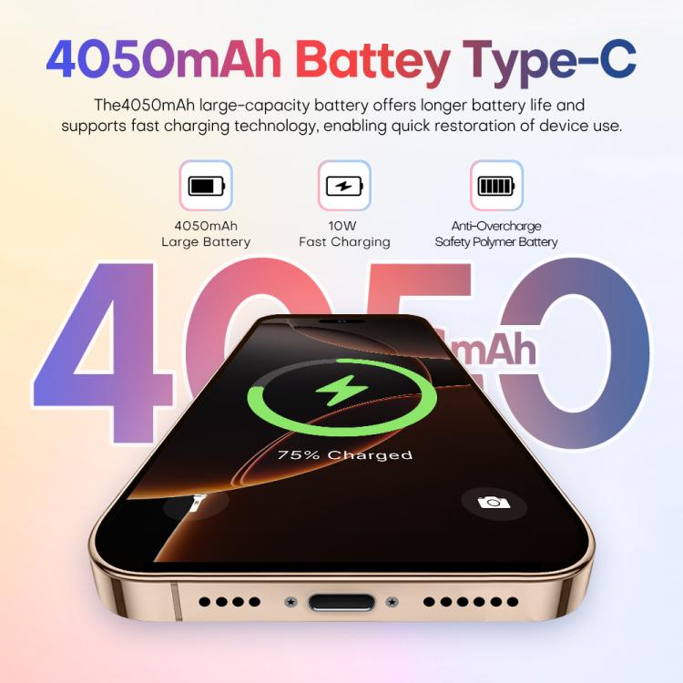 A88A / i16 Pro Max, 6GB+64GB, 6.6 inch Android 12 MTK6762 Helio G25 Octa Core, NFC, OTG, Network: 4G, Dual SIM, Plug:UK Plug(Titanium Grey) - free shipping - PMc TechLife - Order now!