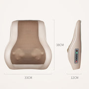 Multifunctional Mini Massage Pillow Neck and Shoulder Cervical Massager, Plug Type:UK Plug(Black)