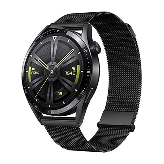 Kalebol 20mm Universal Loop Double Magnetic Buckle Milanese Strap(Black) - free shipping - PMC Jewellery - Order now!