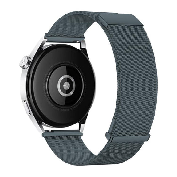 Kalebol 20mm Universal Loop Double Magnetic Buckle Milanese Strap(Grey)