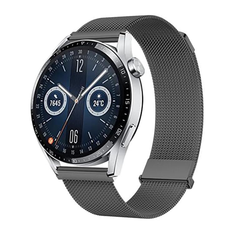Kalebol 20mm Universal Loop Double Magnetic Buckle Milanese Strap(Graphite Grey) - free shipping - PMc TechLife - Order now!