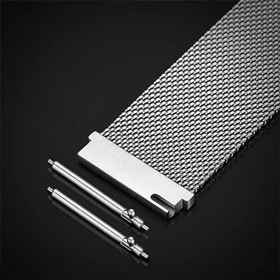 Kalebol 20mm Universal Loop Double Magnetic Buckle Milanese Strap(Rose Pink)