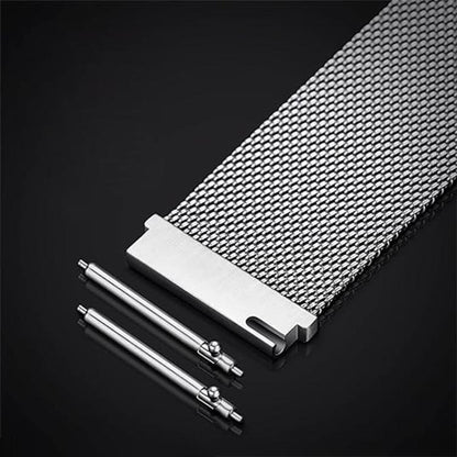 Kalebol 20mm Universal Loop Double Magnetic Buckle Milanese Strap(Black) - free shipping - PMC Jewellery - Order now!