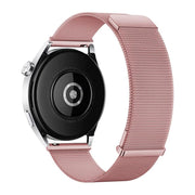 Kalebol 22mm Universal Loop Double Magnetic Buckle Milanese Strap(Rose Pink)
