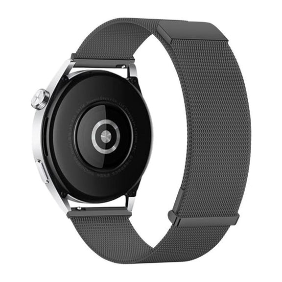 Kalebol 22mm Universal Loop Double Magnetic Buckle Milanese Strap(Graphite Grey)
