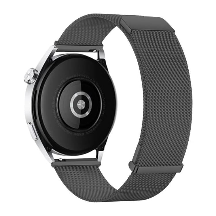 Kalebol 22mm Universal Loop Double Magnetic Buckle Milanese Strap(Graphite Grey)
