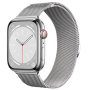 For Apple Watch 46mm / 49mm / 45mm / 44mm Kalebol Semi-circular Milanese Stainless Steel Strap(Silver)