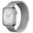 For Apple Watch 42mm / 41mm / 40mm / 38mm Kalebol Semi-circular Milanese Stainless Steel Strap(Silver) - Watch Bands by Kalebol | Online Shopping South Africa | PMC TechLife | Buy Now Pay Later Mobicred