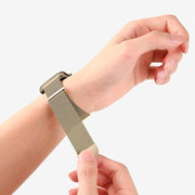 For Apple Watch 42mm / 41mm / 40mm / 38mm Kalebol Semi-circular Milanese Stainless Steel Strap(Black)