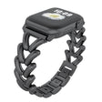 For Apple Watch 46mm / 49mm / 45mm / 44mm Kalebol V-shaped Zinc Alloy Strap(Black) - Watch Bands by Kalebol | Online Shopping South Africa | PMC TechLife | Buy Now Pay Later Mobicred