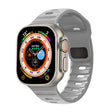 For Apple Watch 46mm / 49mm / 45mm / 44mm Kalebol Sport Silicone Strap(Cloudy Grey) - Watch Bands by Kalebol | Online Shopping South Africa | PMC TechLife | Buy Now Pay Later Mobicred