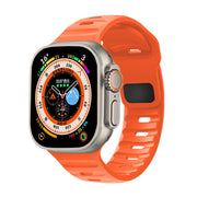 For Apple Watch 42mm / 41mm / 40mm / 38mm Kalebol Sport Silicone Strap(Orange)
