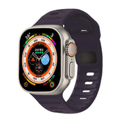 For Apple Watch 42mm / 41mm / 40mm / 38mm Kalebol Sport Silicone Strap(Crimson Cherry)
