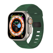 For Apple Watch 42mm / 41mm / 40mm / 38mm Kalebol Sport Silicone Strap(Green)
