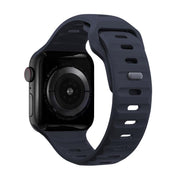 For Apple Watch 42mm / 41mm / 40mm / 38mm Kalebol Sport Silicone Strap(Midnight)