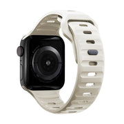 For Apple Watch 42mm / 41mm / 40mm / 38mm Kalebol Sport Silicone Strap(Starlight)