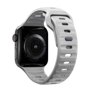 For Apple Watch 42mm / 41mm / 40mm / 38mm Kalebol Sport Silicone Strap(Cloudy Grey)