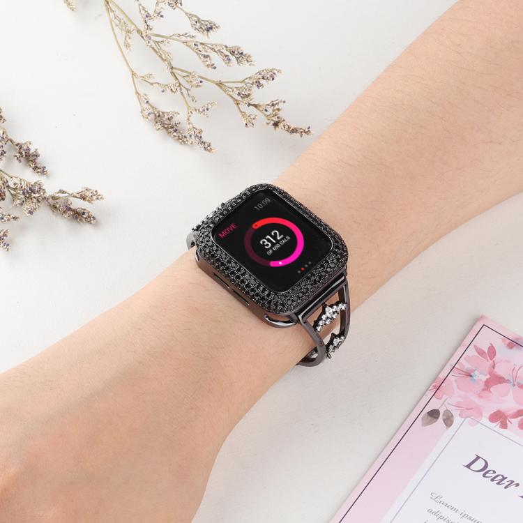 For Apple Watch 42mm / 41mm / 40mm / 38mm Kalebol Zirconia Watch Strap(Black) - free shipping - PMC TechLife - Order now!