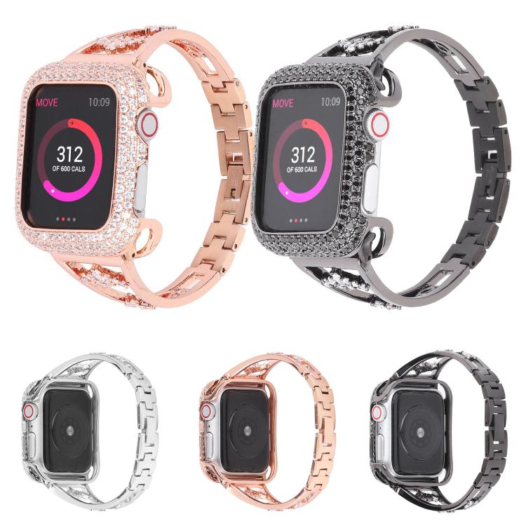 For Apple Watch 42mm / 41mm / 40mm / 38mm Kalebol Zirconia Watch Strap(Black) - free shipping - PMC TechLife - Order now!