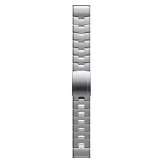 For Garmin Watch 22mm Oracle Titanium Alloy Watch Band(Silver)
