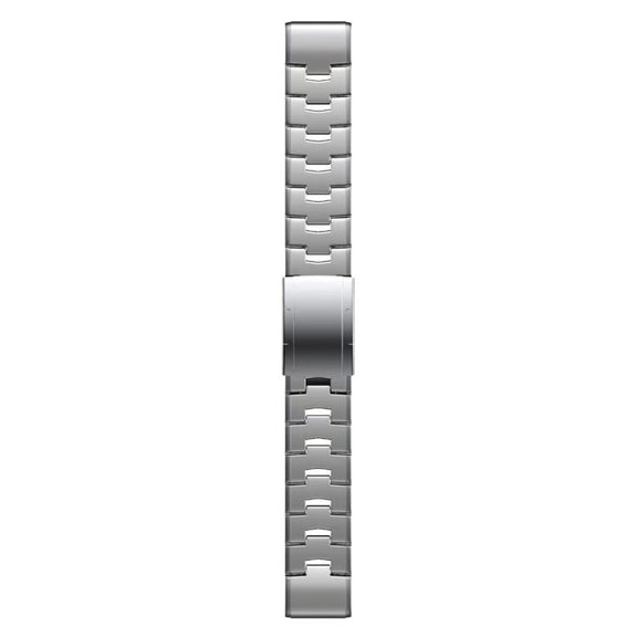 For Garmin Watch 22mm Oracle Titanium Alloy Watch Band(Silver)