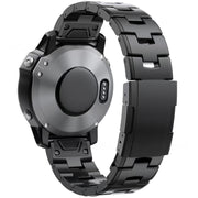 For Garmin Watch 26mm Oracle Titanium Alloy Watch Band(Black)
