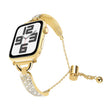 For Apple Watch 46mm / 49mm / 45mm / 44mm Kalebol Stone Curved Zinc Alloy Strap(Gold) - free shipping - PMC TechLife - Order now!