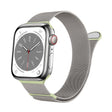 For Apple Watch 46mm / 49mm / 45mm / 44mm Kalebol Semi-round Tail Milan Stainless Steel Strap(Starlight Green) - Watch Bands by Kalebol | Online Shopping South Africa | PMC TechLife | Buy Now Pay Later Mobicred