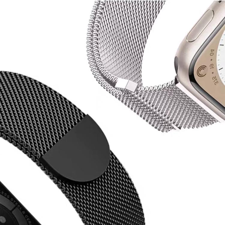 For Apple Watch 42mm / 41mm / 40mm / 38mm Kalebol Semi-round Tail Milan Stainless Steel Strap(Black Gold) - Watch Bands by Kalebol | Online Shopping South Africa | PMC TechLife | Buy Now Pay Later Mobicred