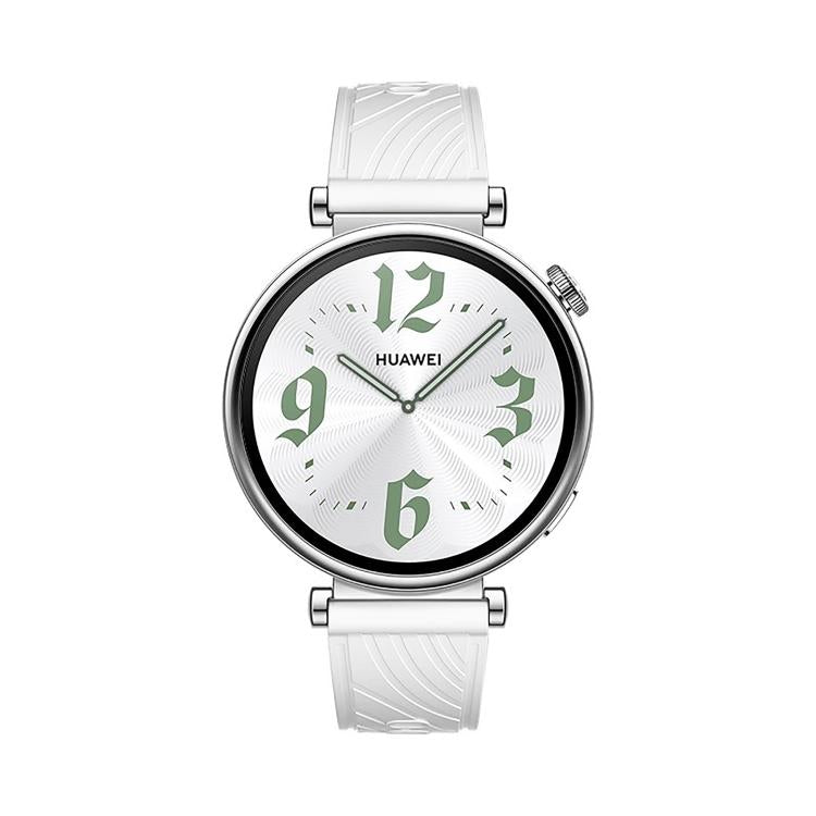 Kalebol 18mm Universal Textured Silicone Silver Buckle Strap(White) - 18mm Bands by Kalebol | Online Shopping South Africa | PMc TechLife | Buy Now Pay Later Mobicred