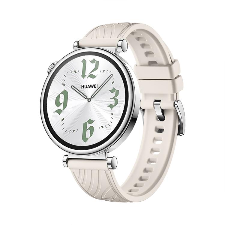 Kalebol 18mm Universal Textured Silicone Silver Buckle Strap(Starlight) - free shipping - PMc TechLife - Order now!
