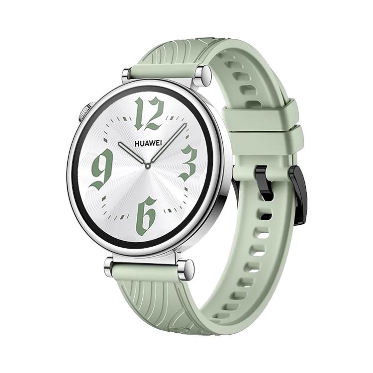 Kalebol 18mm Universal Textured Silicone Black Buckle Strap(Green Grass) - free shipping - PMc TechLife - Order now!