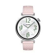 Kalebol 18mm Universal Textured Silicone Black Buckle Strap(Pink)