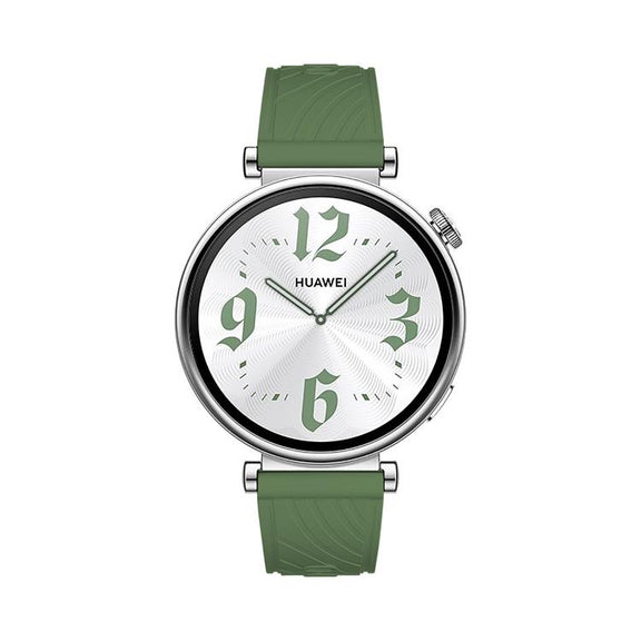 Kalebol 18mm Universal Textured Silicone Black Buckle Strap(Spruce Green)
