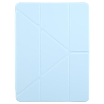 For iPad Air 11 2025 / 2024 ZGA Genre Series Y-Fold Leather Tablet Case with Pen Slot(Blue) - free shipping - PMC Jewellery - Order now!