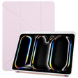 For iPad Pro 13 2024 ZGA Genre Series Y-Fold Leather Tablet Case with Pen Slot(Pink) - free shipping - PMc TechLife - Order now!