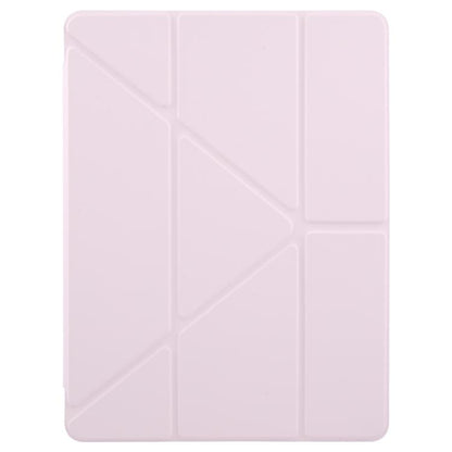 For iPad Pro 11 2024 ZGA Genre Series Y-Fold Leather Tablet Case with Pen Slot(Pink) - free shipping - PMC Jewellery - Order now!