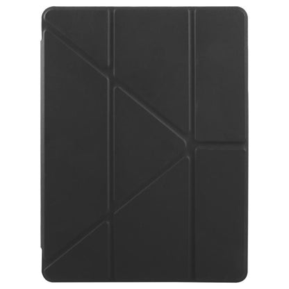 For iPad Pro 11 2024 ZGA Genre Series Y-Fold Leather Tablet Case with Pen Slot(Black) - free shipping - PMC Jewellery - Order now!