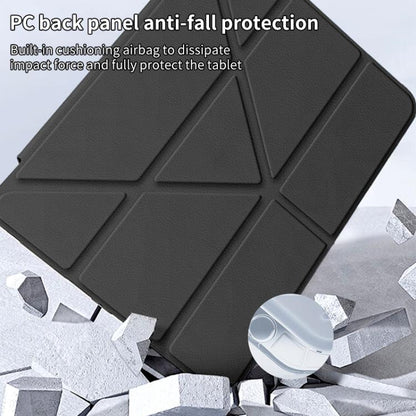 For iPad mini 6 / mini 2024 ZGA Genre Series Y-Fold Leather Tablet Case with Pen Slot(Blue) - free shipping - PMC Jewellery - Order now!
