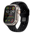 For Apple Watch 42mm / 41mm / 40mm / 38mm Kalebol Mesh Reverse Buckle Silicone Strap(Black) - Watch Bands by Kalebol | Online Shopping South Africa | PMC TechLife | Buy Now Pay Later Mobicred