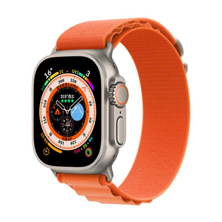 For Apple Watch 42mm / 41mm / 40mm / 38mm Kalebol Aline Nylon Loop Watch Band(Orange) - Watch Bands by Kalebol | Online Shopping South Africa | PMC TechLife | Buy Now Pay Later Mobicred
