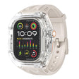 For Apple Watch Ultra 2 / 1 49mm Kalebol Glacier Integrated Transparent Silicone Strap(Starlight Transparent) - free shipping - PMC TechLife - Order now!