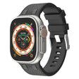 For Apple Watch 46mm / 49mm / 45mm / 44mm Kalebol Farmhouse Oak Silicone Strap(Black + Coal Grey) - Watch Bands by Kalebol | Online Shopping South Africa | PMC TechLife | Buy Now Pay Later Mobicred