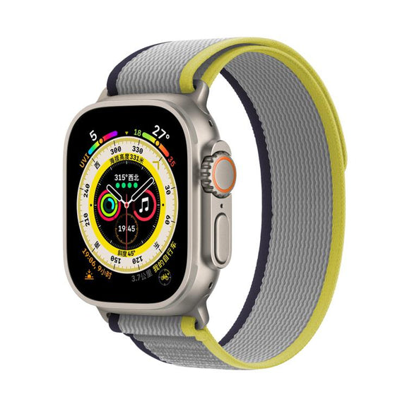 For Apple Watch 42mm / 41mm / 40mm / 38mm Kalebol Wild Track Loop Nylon Watch Band(Sea Salt)