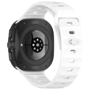 For Samsung Galaxy Watch Ultra 47mm Kalebol Square Buckle Silicone Watch Band(White)